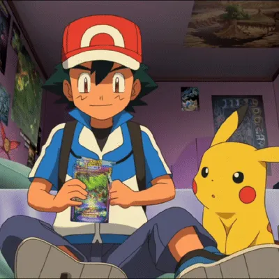 Ash with Pikachu